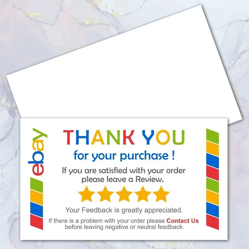 ♥️ 5x25 / 50 Thank You Cards